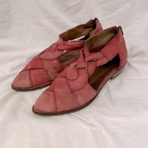 Free People Red Sandal Size 6